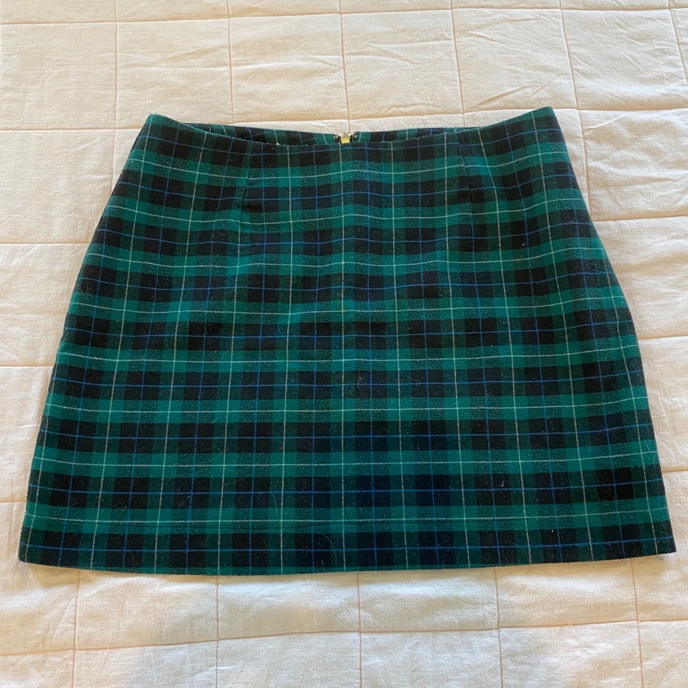 Old Navy, Plaid Skirt, Green, Size 10